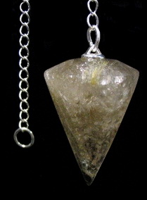 Rutilated Quartz Pendulum