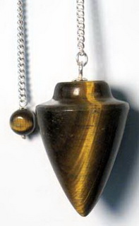 Tiger Eye Teardrop Pendulum