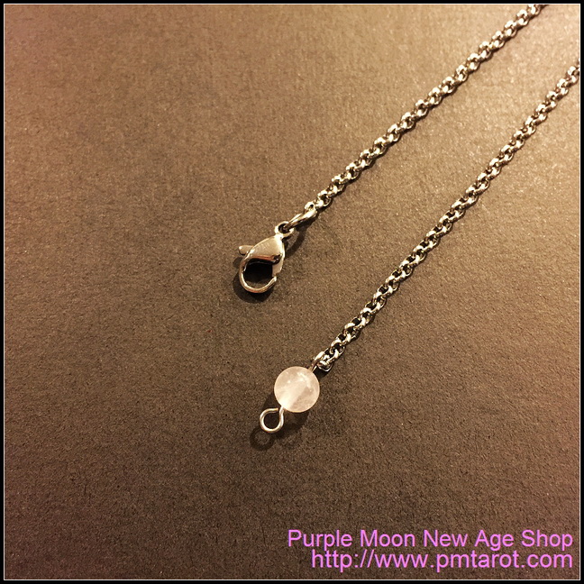 Rose Quartz pendulum chain