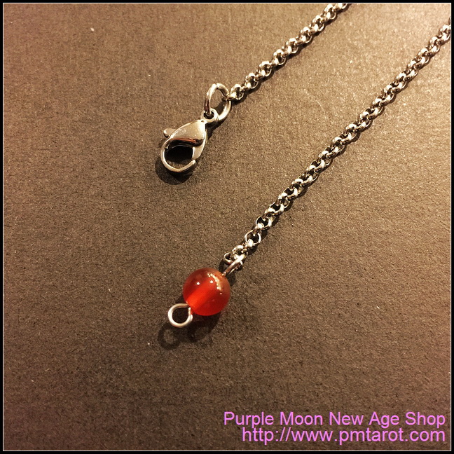 Red Agate pendulum chain