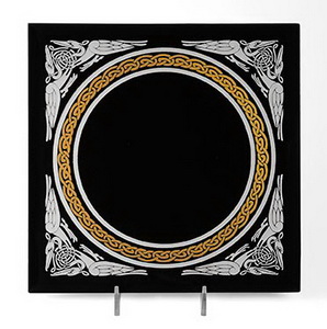 Celtic Scrying Mirror - Black Acrylic Mirror