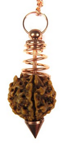 Copper Metal Rudraksha Pendulum