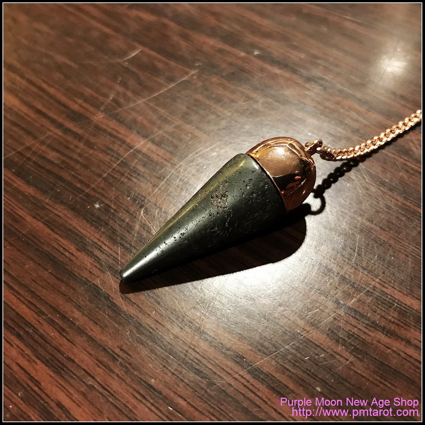 Rose Gold Dome Hematite Pendulum