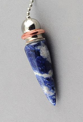 Sodalite Large Chamber Multi-Metal Pendulum