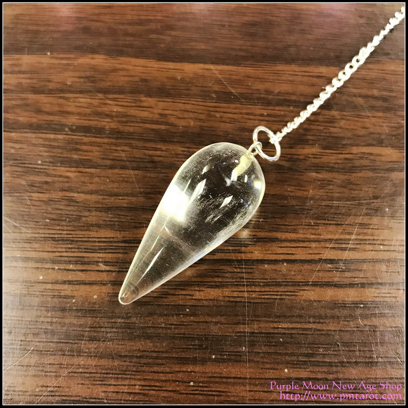 Clear Quartz Raindrop Pendulum