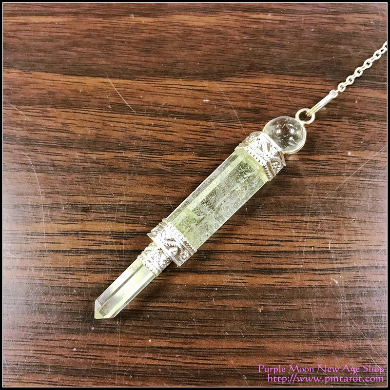 Clear Quartz Wand Pendulum