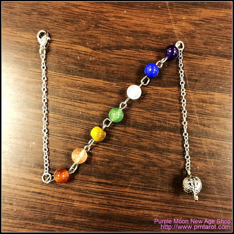 Chakra Pendulum Chain - Silver Color