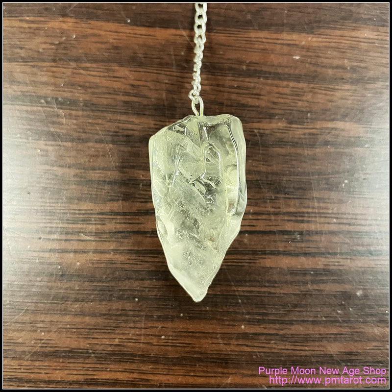 Raw Clear Quartz Pendulum