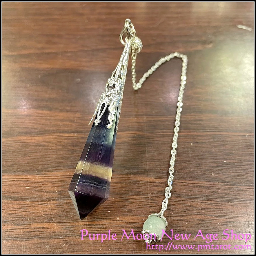 Boho Style Point Pendulum - Fluorite