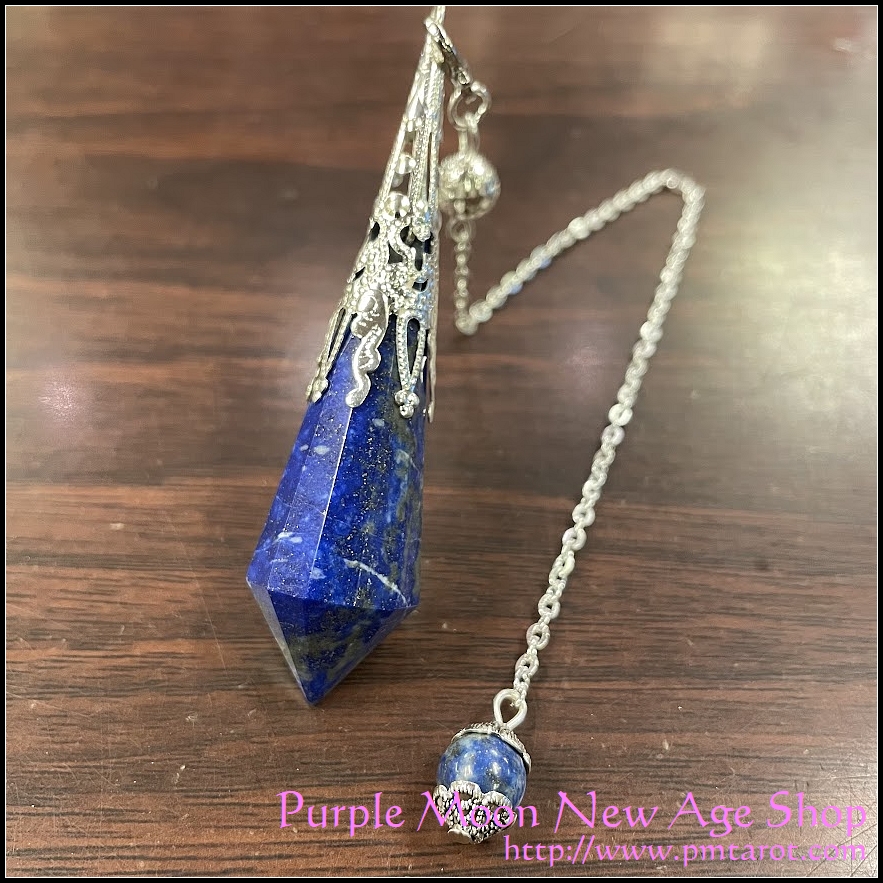 Boho Style Point Pendulum - Lapis