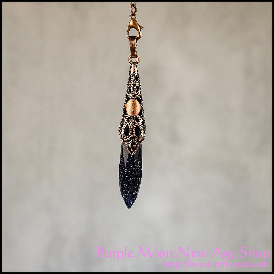 Blue Goldstone Pendulum