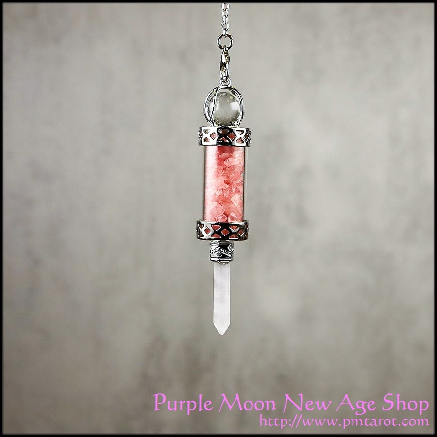 Wand Pendulum - Rose Quartz