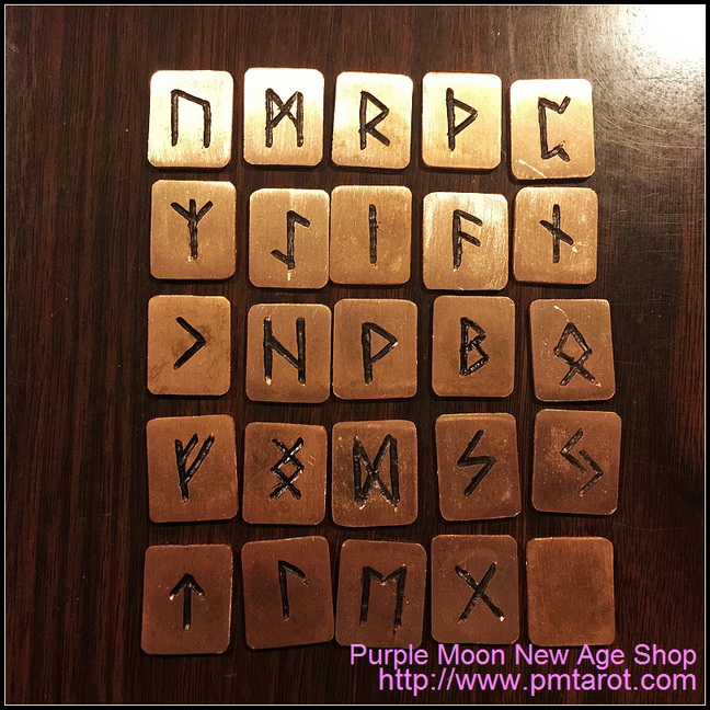 Elder Futhark Runes - Copper