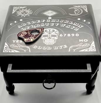 Black Ouija Altar Table