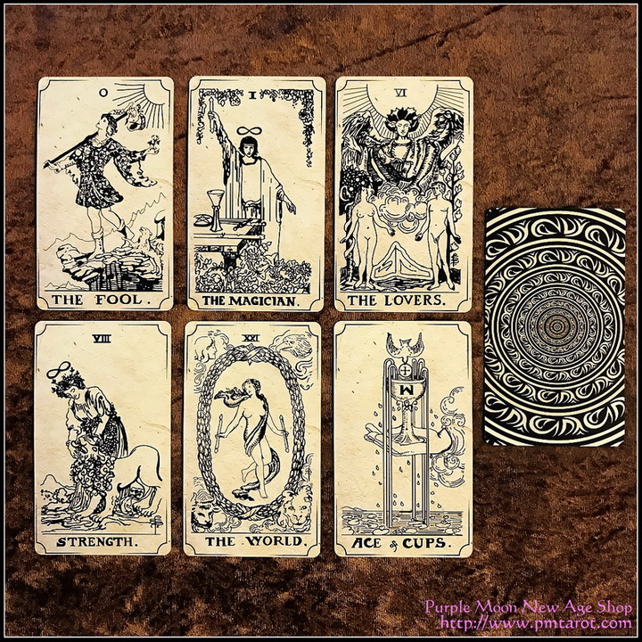 Rider Waite Outline Tarot Deck