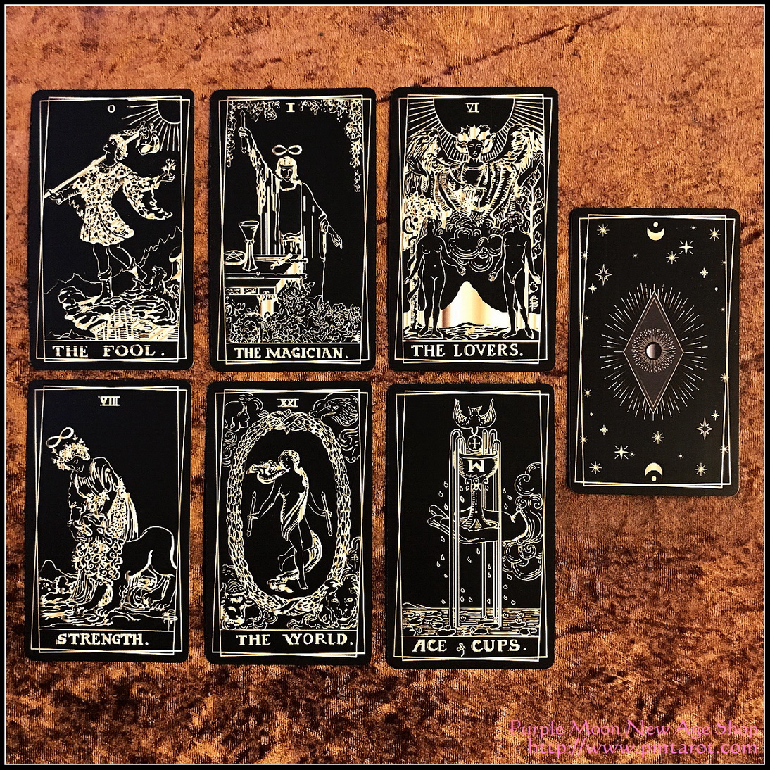 Rider Waite Negative Film Style Tarot Deck