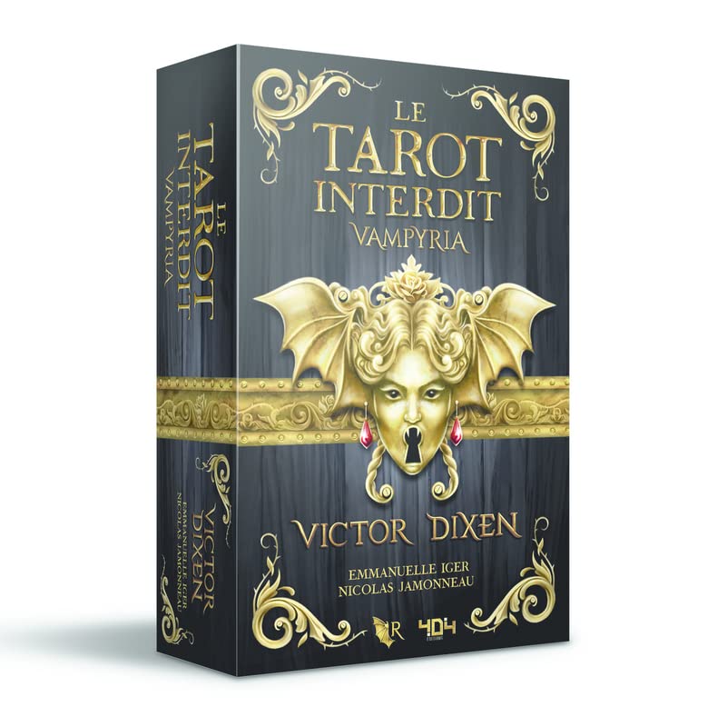 Le Tarot Interdit Vampyria – 86 cartes et livret couleurs - Nouvelle édition (The Vampyria Forbidden Tarot)