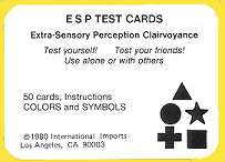 ESP Test Cards (50 Cards)