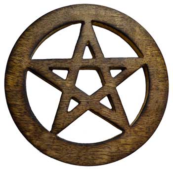 Wooden Pentagram Altar Tile 4