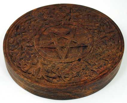 Wooden Pentagram Altar Tile 6
