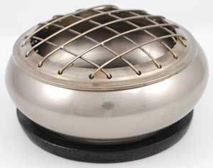 Pewter Screen Charcoal Burner